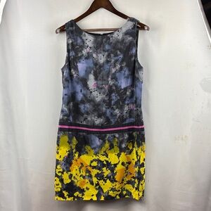 Suzi Chin Multicolor Abstract Mini Dress